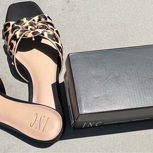 INC Leopard sandals size 9.5